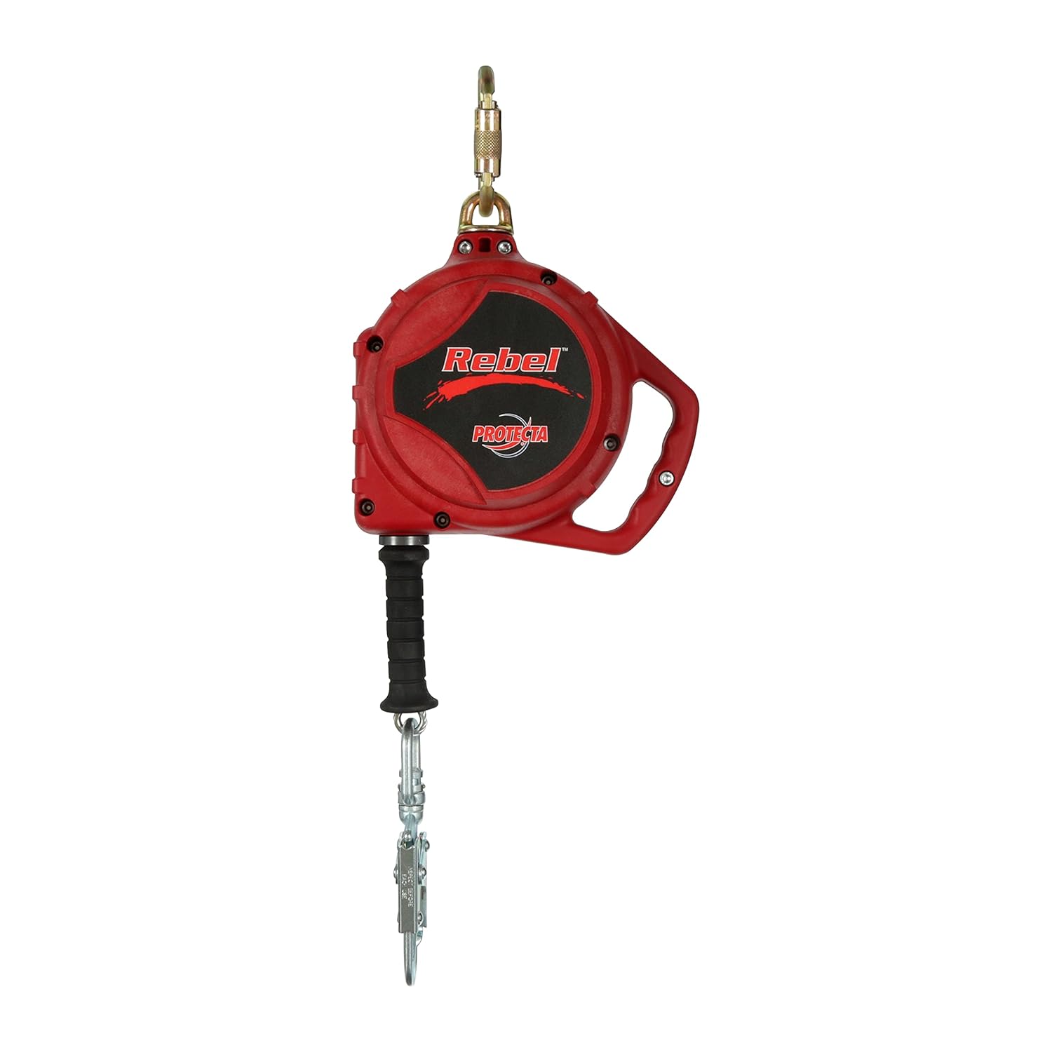 3M Personal Protective Equipment Protecta Rebel, 3590500 Self Retracting Lifeline, 33-Feet Galvanized Cable, Thermoplastic Housing, Carabiner