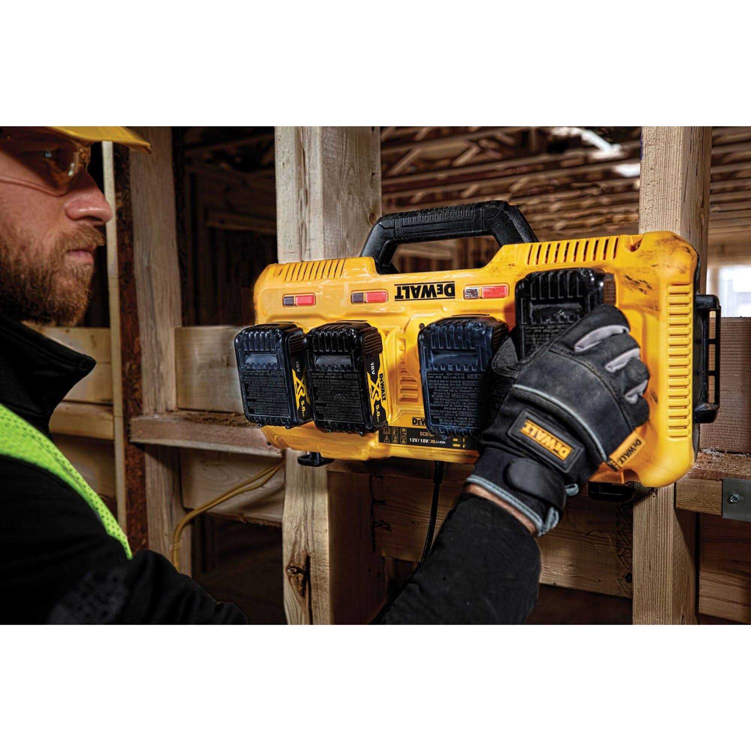 Dewalt 12-18v XR 8A 4 Port Fast Charger - Shop Hardware Tools Online Store
