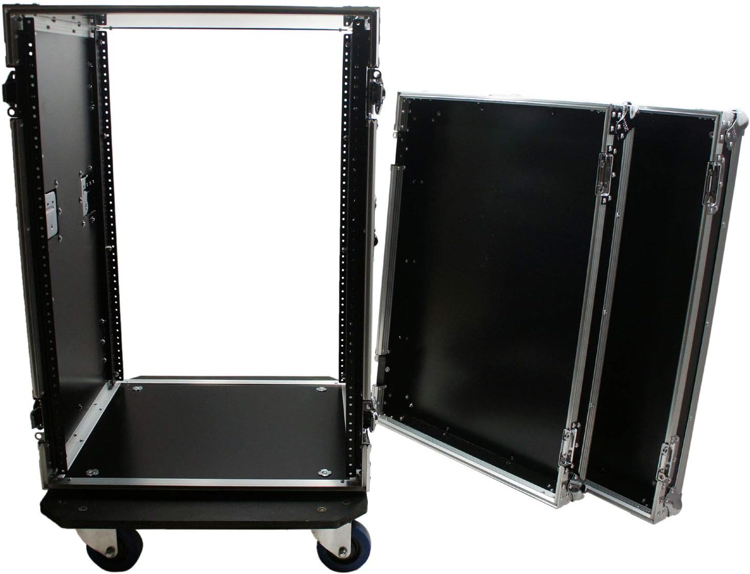 Harmony Cases HC6UAD DJ Flight Amp 6U Rack Space Road Travel Amplifier Case