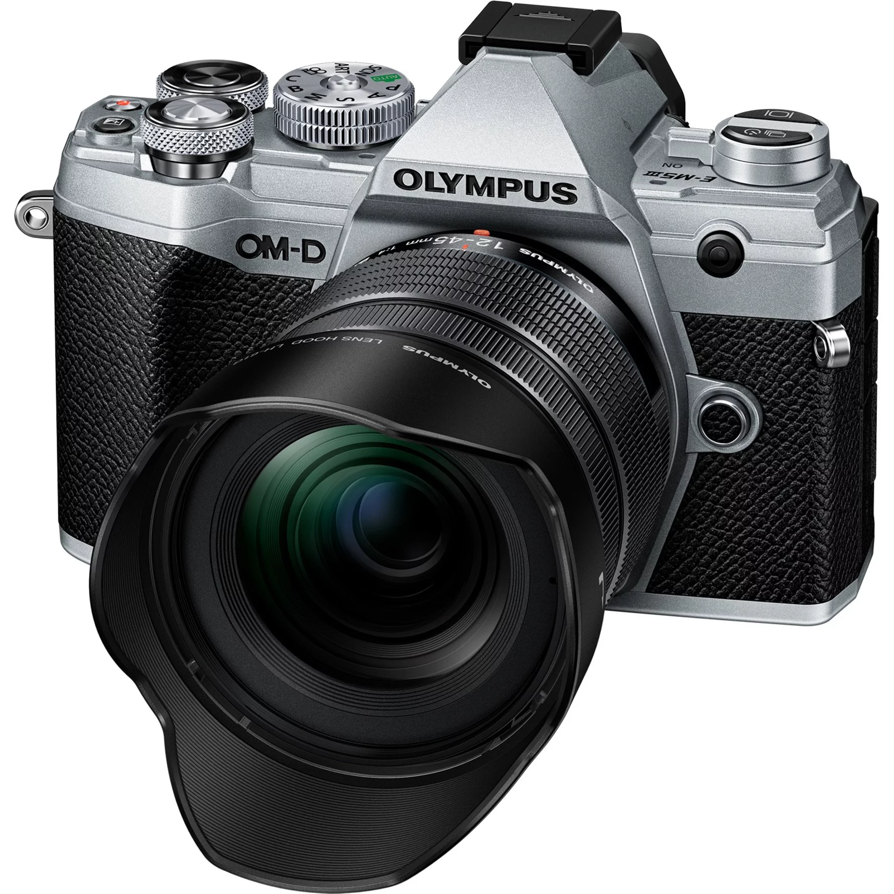 Olympus OM-D E-M5 Mark III 24.4 Megapixel Mirrorless Camera with Lens, 0.47", 1.77", Silver