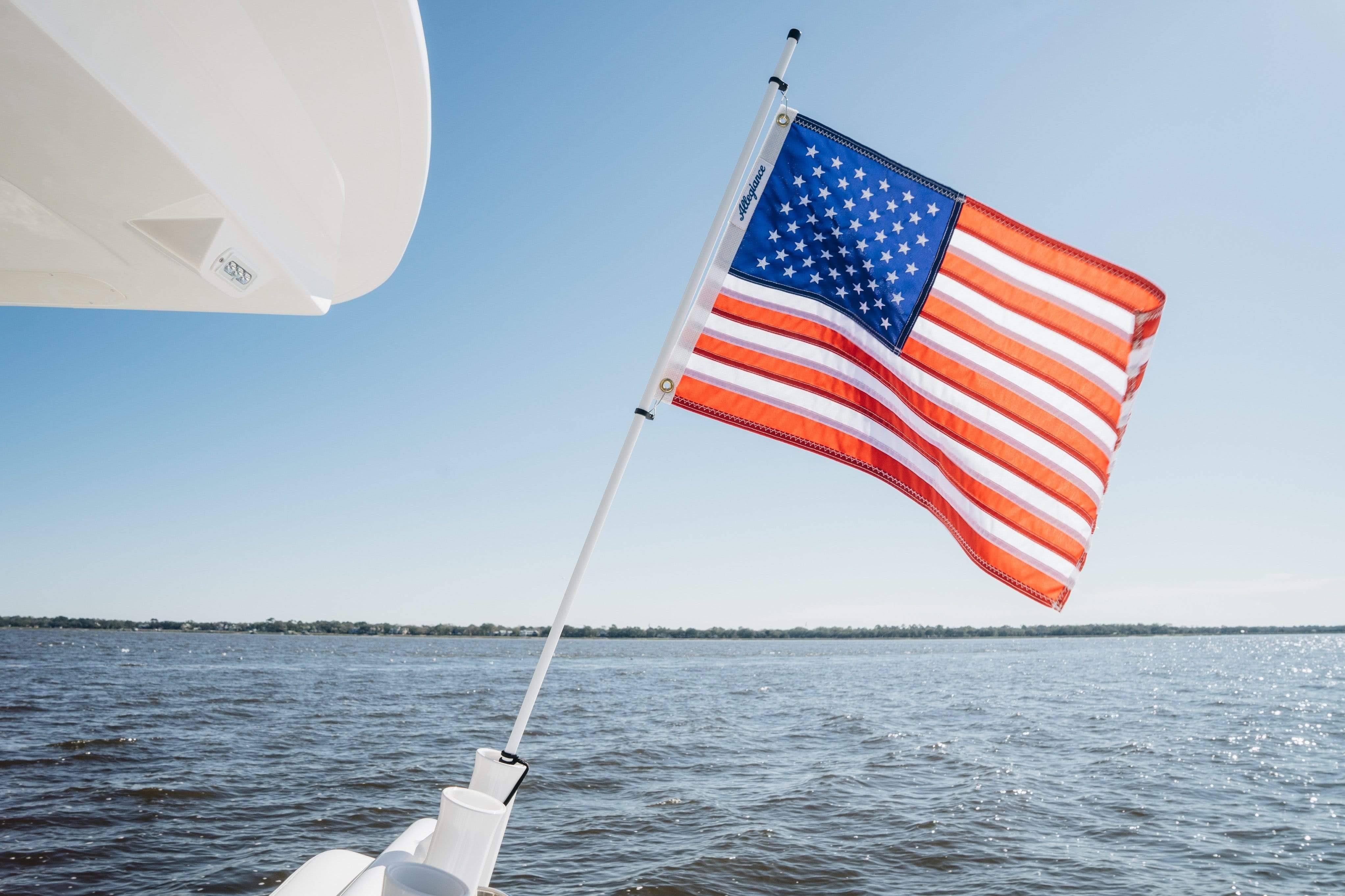 Allegiance American Boat Flag Set | Allegiance Flag Supply 16x22 x 24x22
