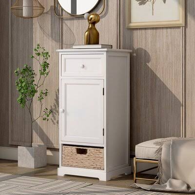 Solid Wood 1 - Door Accent Cabinet Red Barrel Studio Color: Espresso