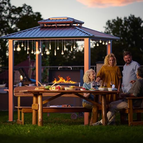 Hoteel 6x8ft Hardtop Grill Gazebo