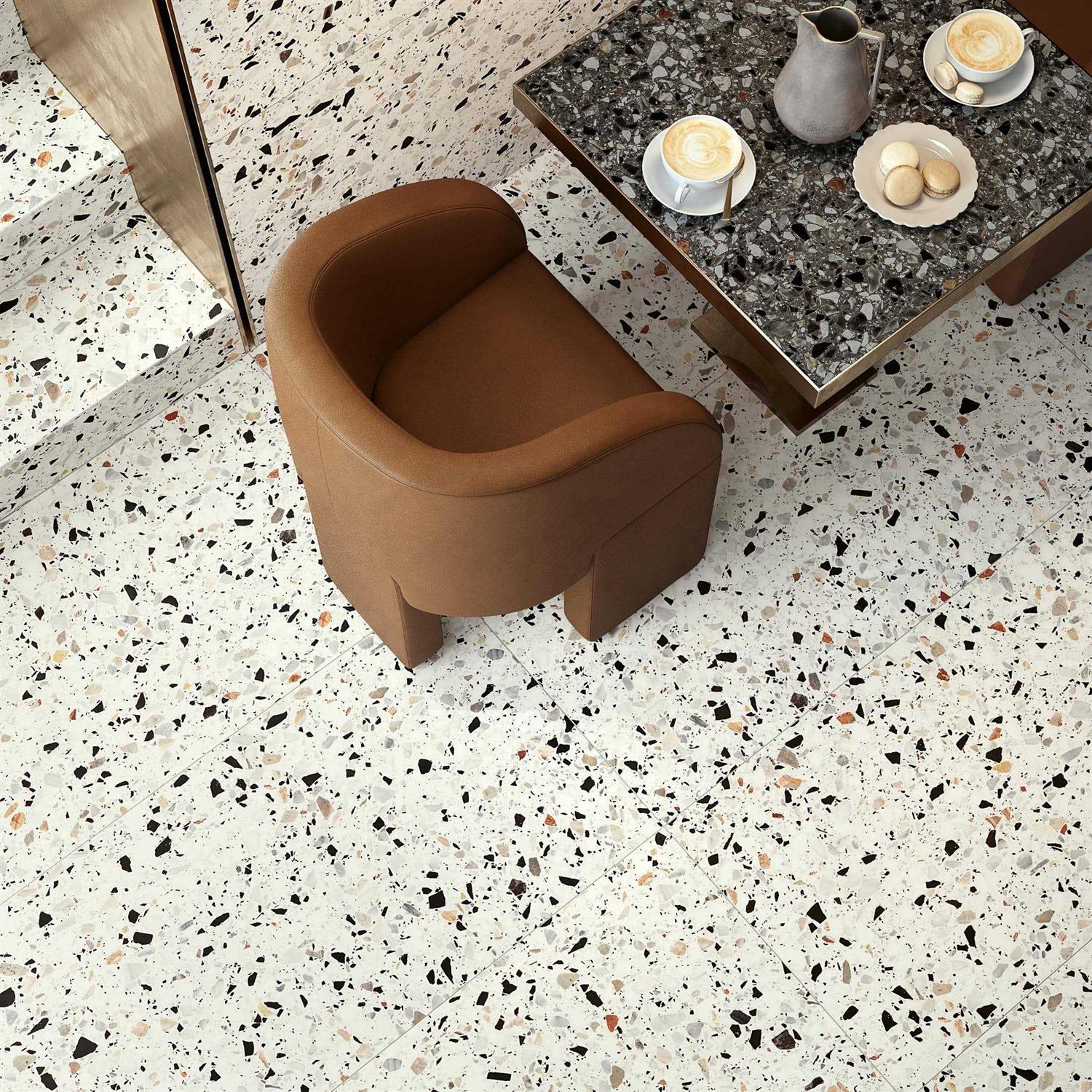 Venice 24 x 24 Terrazzo Look Porcelain Italian Tile Encore Surfaces - Shop Hardware Tools Online Store