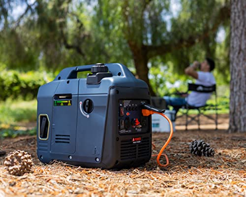 A-iPower 7600W Dual Fuel Quiet Portable Inverter Generator, Electric Start RV Ready, EPA & CARB Compliant CO Sensor