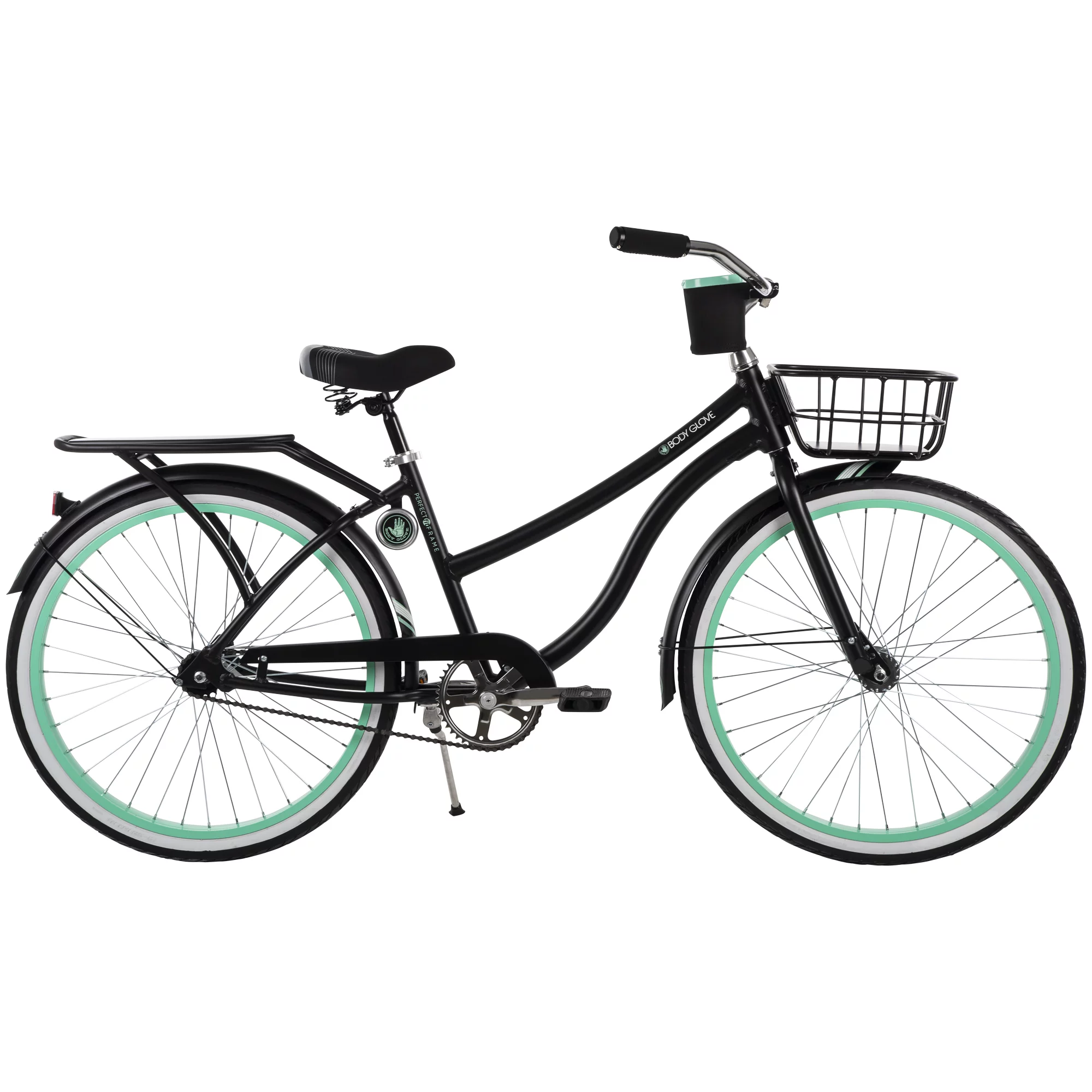 Body Glove 26-inch Aluminum Cruiser Bike for Women, Black, by Huffy
