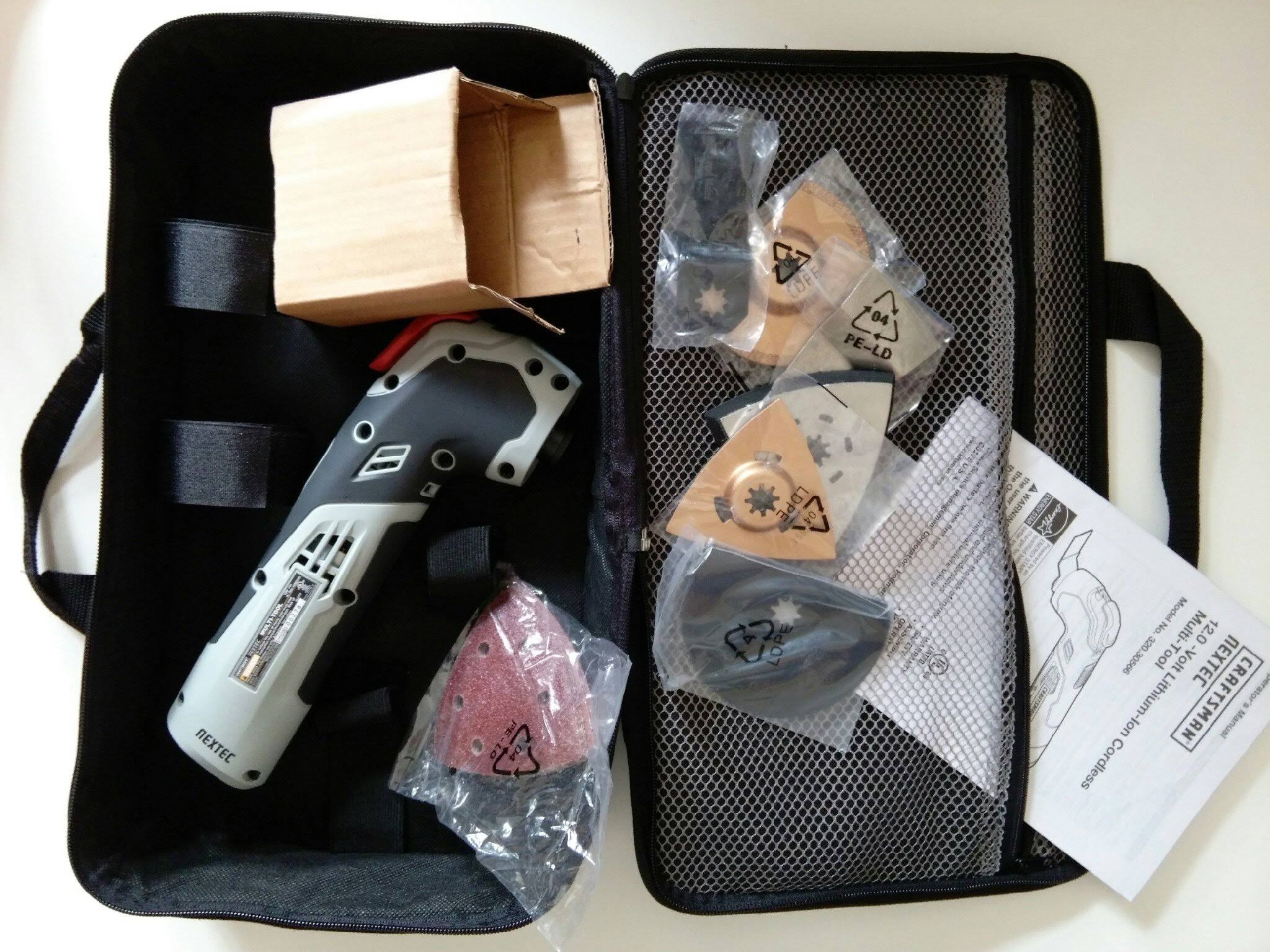 Craftsman Compact Lithium-Ion Nextec Multi-Tool 320.30566 30566 with Carrying Case (Bare Tool, No Battery or Charger Included) B