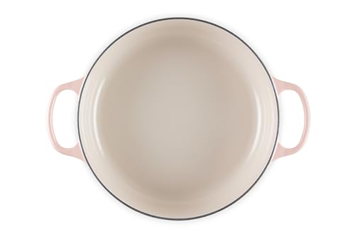Le Creuset Enameled Cast Iron Signature Round Wide Dutch Oven, 6.75 qt., Cerise