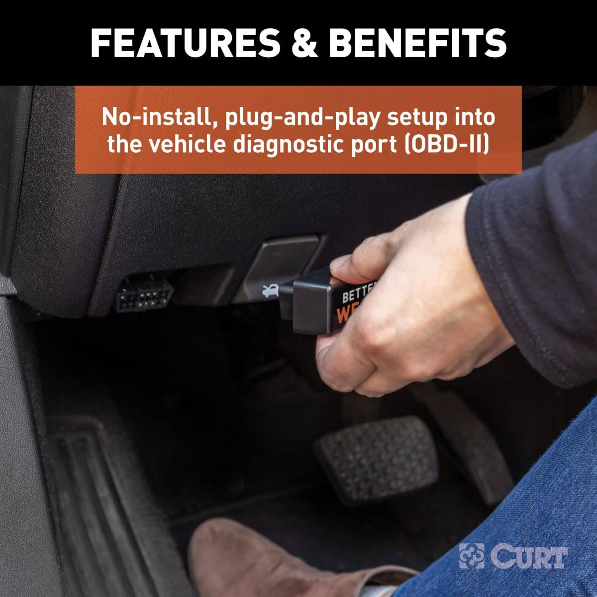 Curt 51701 BetterWeigh Mobile Towing Scale