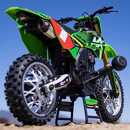 Losi RC Motorcycle Promoto-MX 1/4 Motorcycle Ready-to-Run Combo Includes Battery and Charger Pro Circuit LOS06002 Green