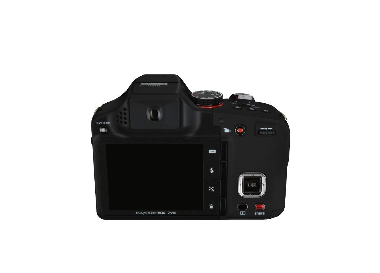 Kodak EasyShare Max Z990 12 Megapixel Bridge Camera - Black