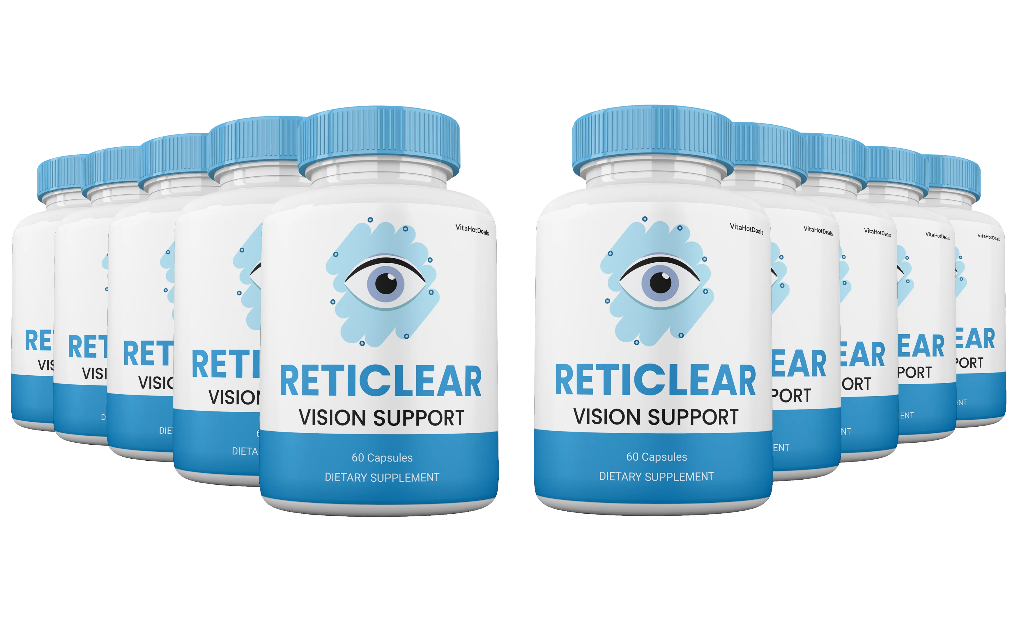RetiClear Vision Support Capsules (10 Pack) - Kansas Nuitrition - HNZSDS