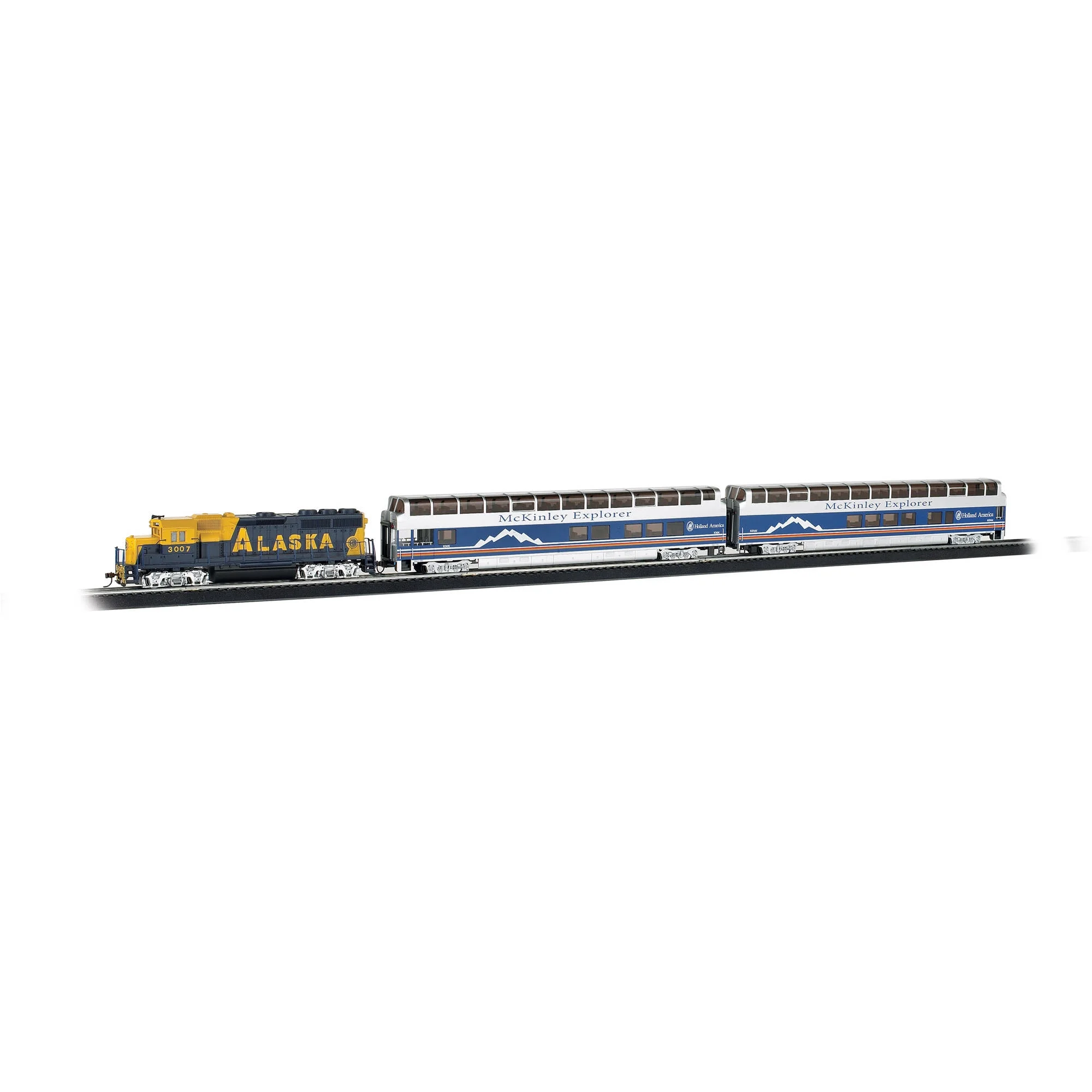 Bachmann Trains HO Scale Mckinley Explorer Ready To Run Electric Train Set - Curated Treasures Market