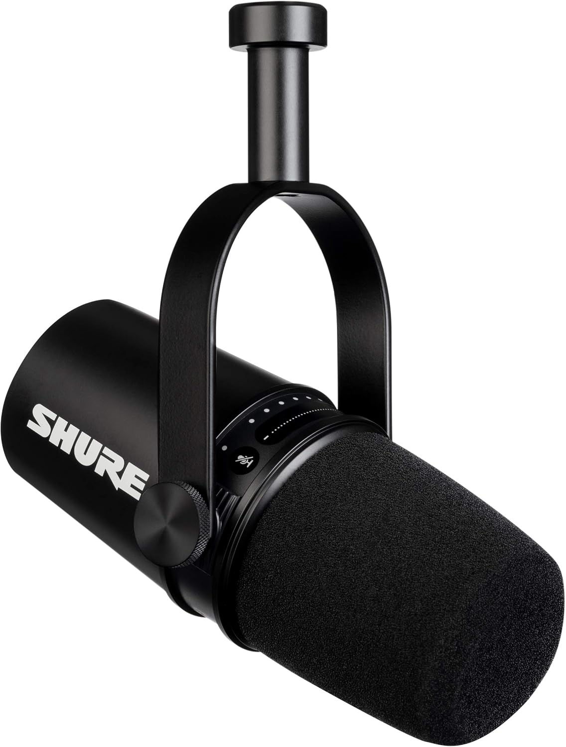 Shure MV7 USB Microphone with Tripod, for Podcasting, Recording, Streaming & Gaming, Built-In Headphone Output, All Metal USB/XLR Dynamic Mic