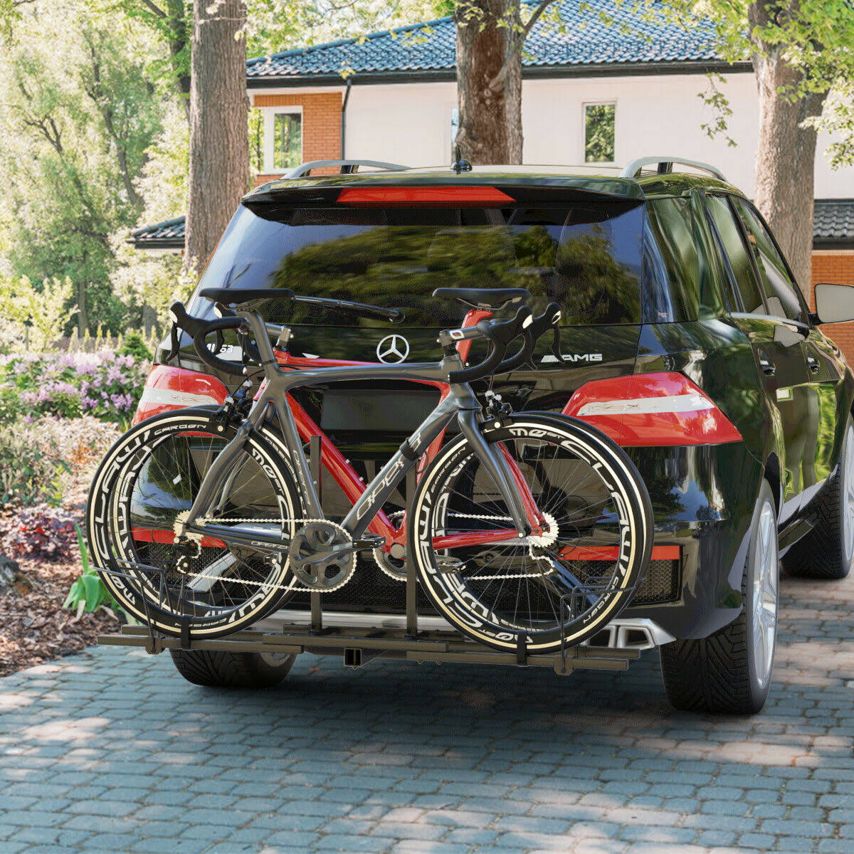 2x22 Heavy Duty 2 Bicycle Hitch Mount Carrier