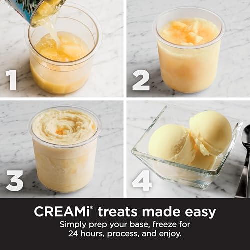 Ninja NC301 CREAMi Ice Cream Maker, for Gelato, Mix-ins, Milkshakes, Sorbet, Smoothie Bowls & More, 7 One-Touch Programs