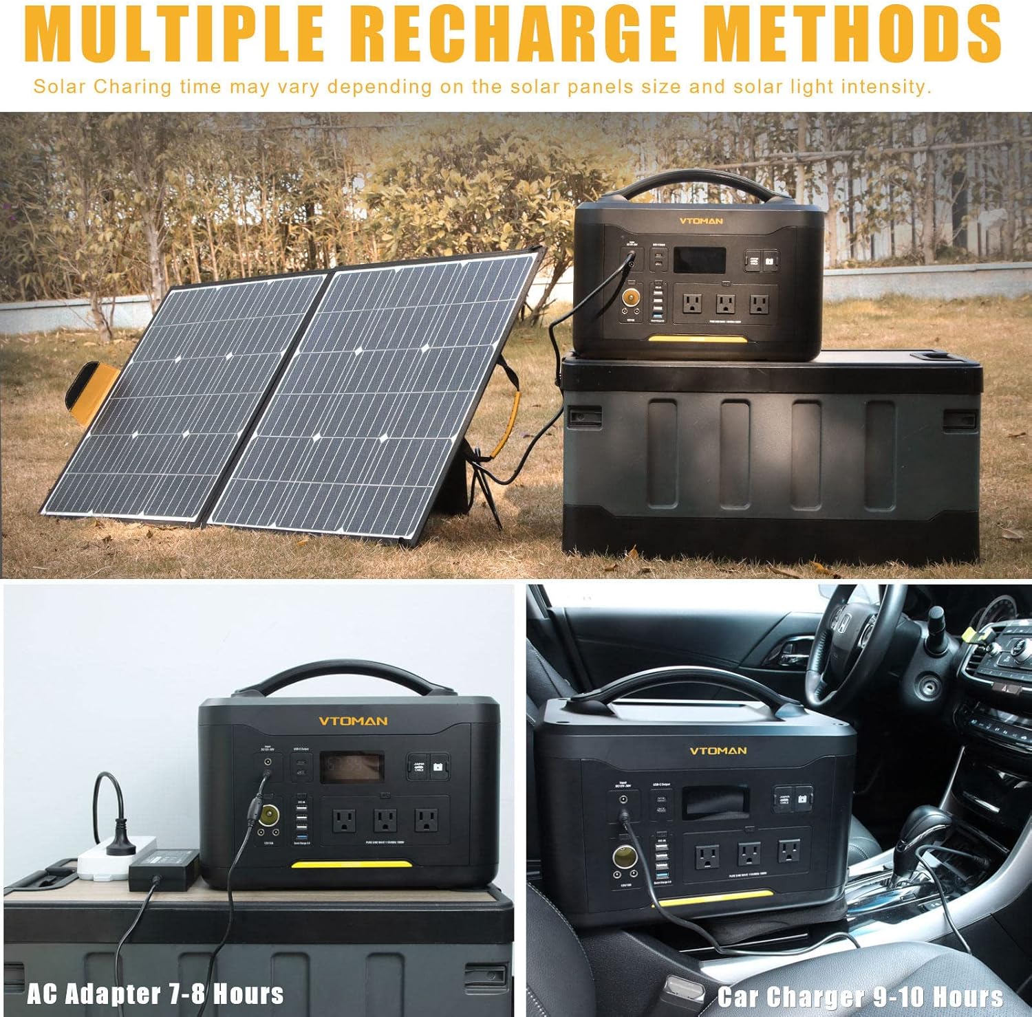 VTOMAN Jump 1000 Portable Power Station 1000W