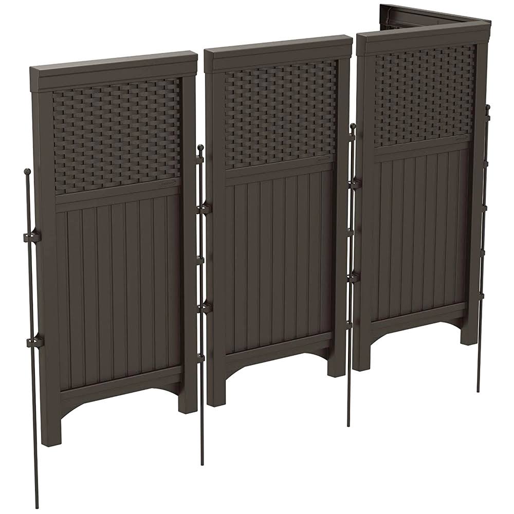Suncast Fsw4423 Outdoor Garden/Yard 4 Panel Screen Enclosure Gate Fence (6 Pack) at Spreetail (VMinnovations | VM Express)