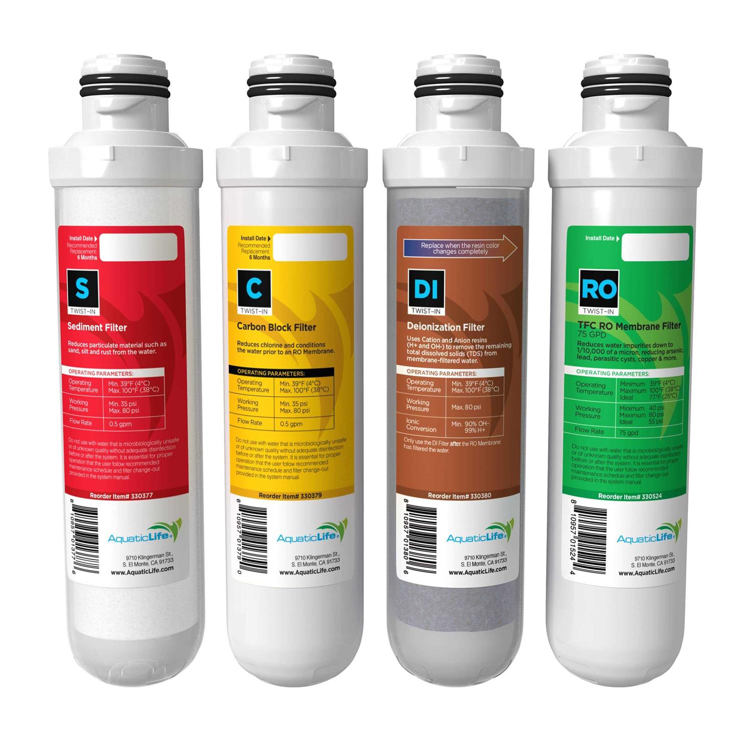 Aquatic Life Twist-In Replacement Pack Cartridges - Shop Hardware Tools Online Store