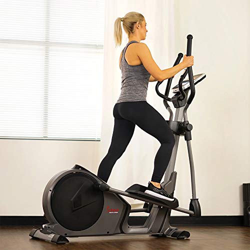 Sunny Health & Fitness Programmable 16 Electro-Magnetic Elliptical Cross Trainer Exercise Machine