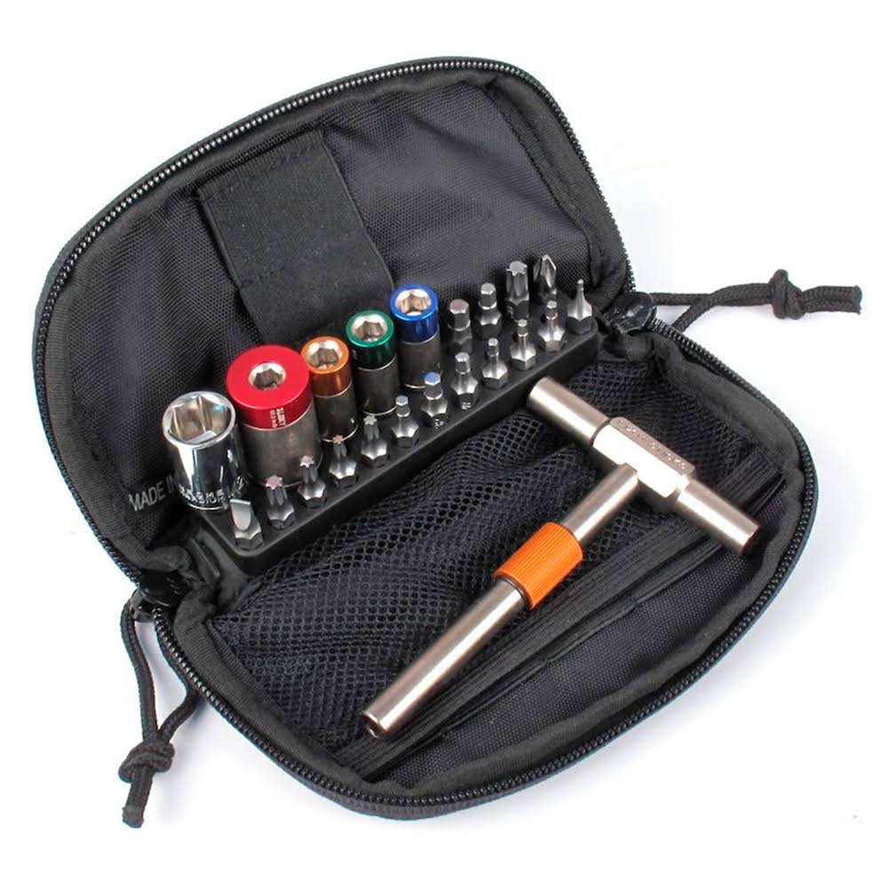 Fix It Sticks Four Miniature Torque Limiter Kit (65, 45, 25, 15 inch lbs) with T-Way Wrench and Deluxe Case
