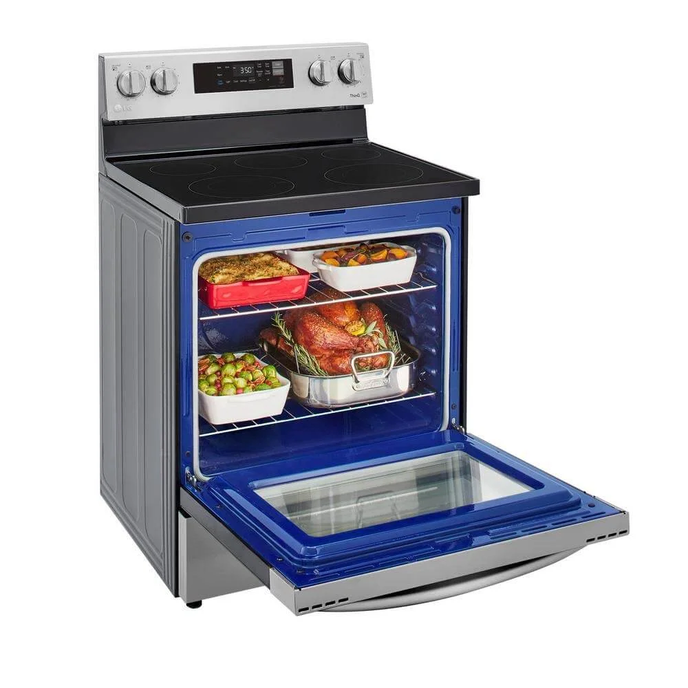 6.3 cu ft. Smart Wi-Fi Enabled Electric Range with EasyClean