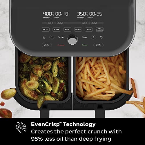 Instant Stainless Steel Vortex Plus Double Basket air fryer