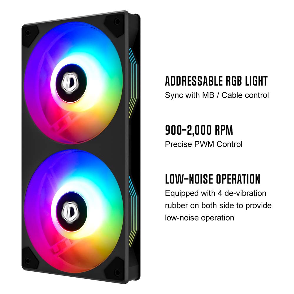 ID-COOLING ICEFLOW 240 VGA Graphic Card Cooler 240mm Water Cooler GPU VGA Cooler Compatible with RTX 20XX Series/GTX 10XX Series /900 Series/AMD RX