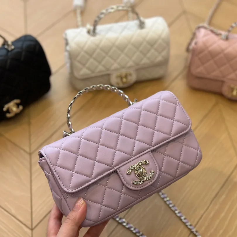Mini Flap Bag with Top Handle