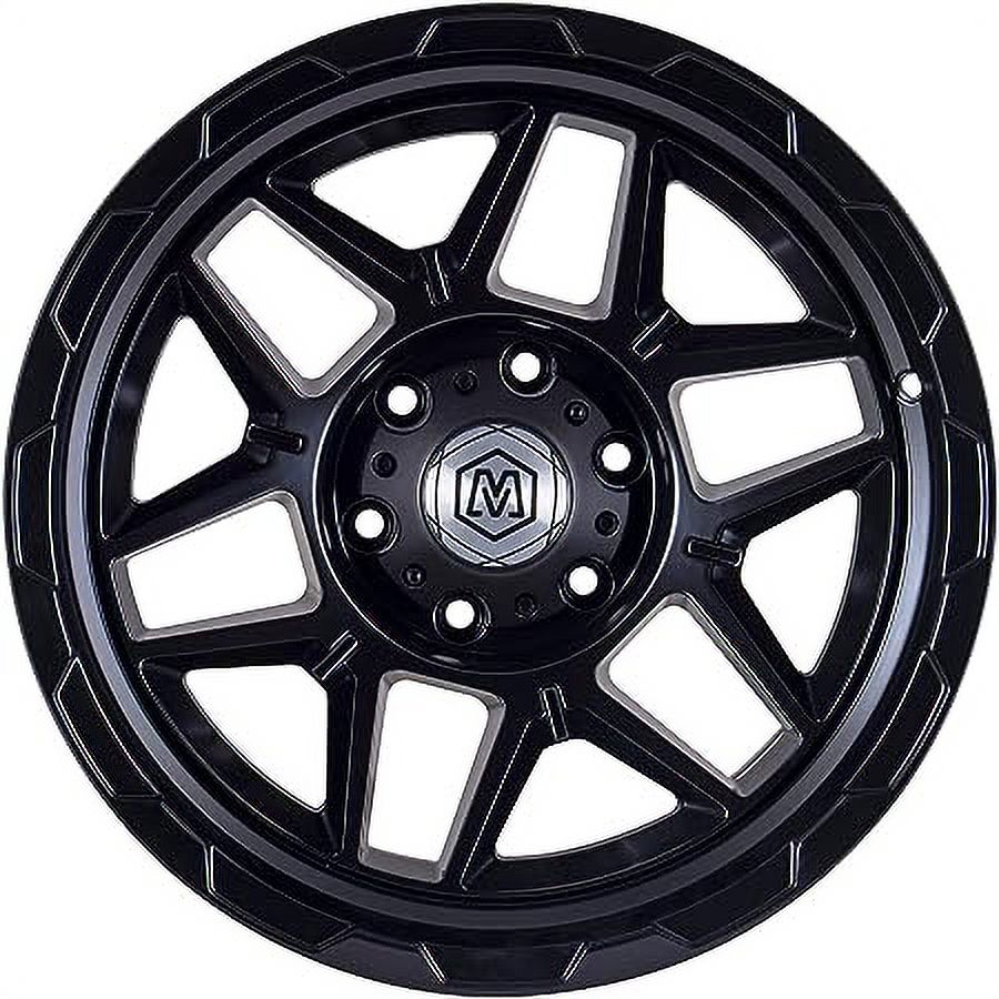 MichaelPro 18 inch Wheel - Compatible with 4x4 and 18" Ford Ranger - Black