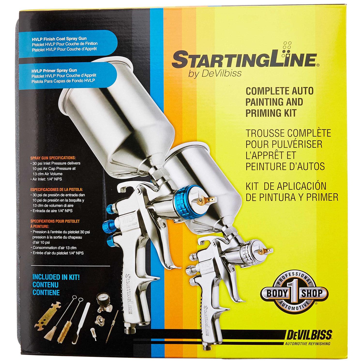 DeVilbiss StartingLine 802343 Gravity Feed Paint Spray Gun - Shop Hardware Tools Online Store