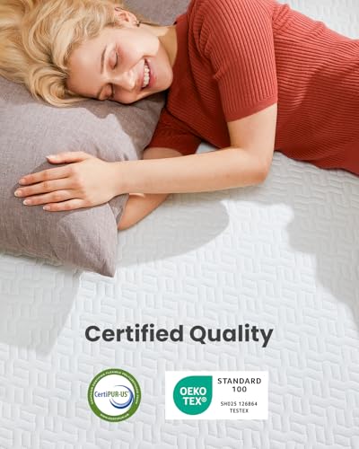 Dreamsmith Twin XL Mattress Topper - 3 Inch Cooling Gel Memory Foam Mattress Pad for Pressure Relief
