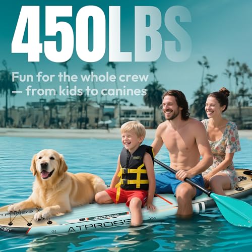 11'6"x35" Inflatable Stand Up Paddle Board 450LBS Weight Capacity Extra Wide Non-Slip Stable Deck Adult SUP