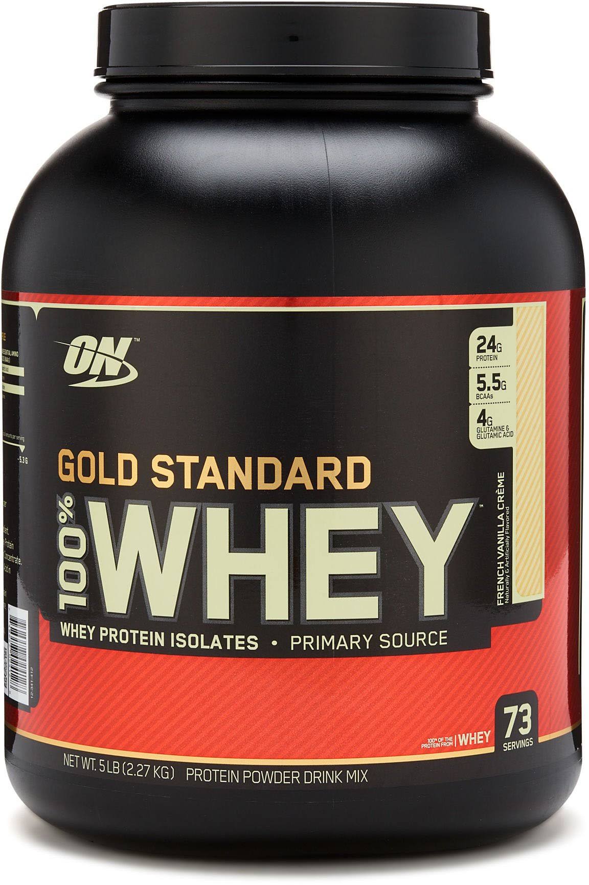 Optimum Nutrition 100% Whey Gold Standard, Mocha Cappuccino - 5 lb tub