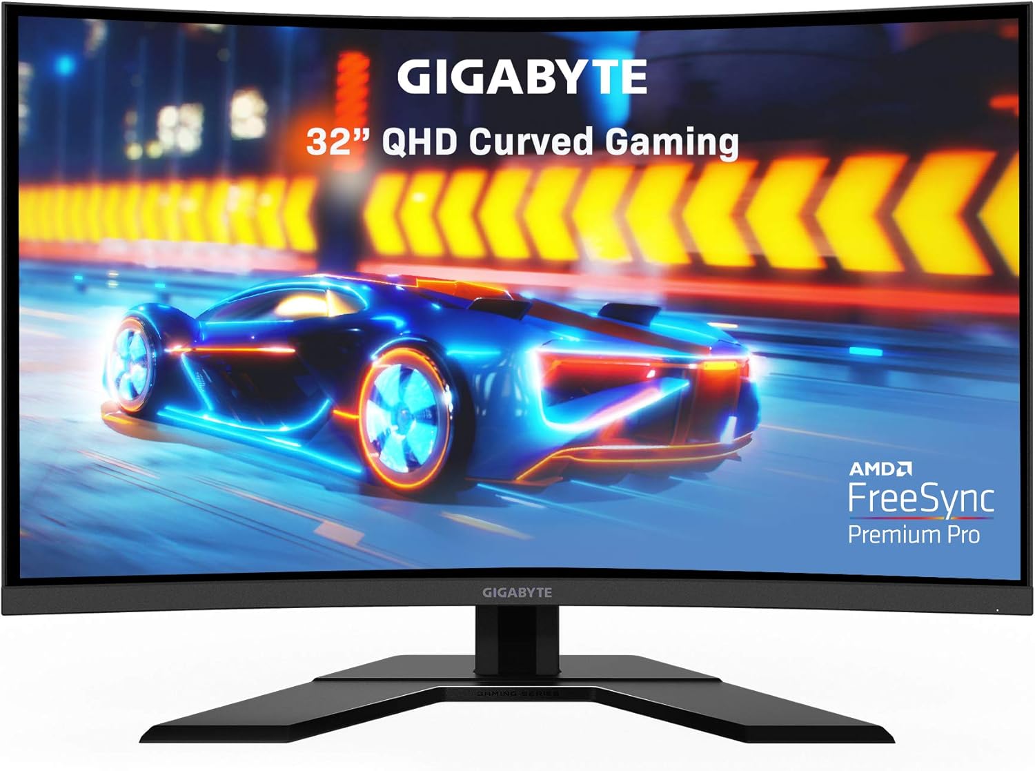 GIGABYTE G32QC 32" 165Hz 1440P Curved Gaming Monitor, 2560 x 1440 VA 1500R , 1ms (MPRT) Response Time, 94% DCI-P3, VESA Display HDR400