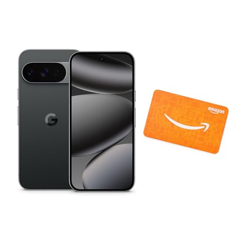 Google Pixel 10 Pro - Obsidian - 128 GB with $200 Amazon Gift Card