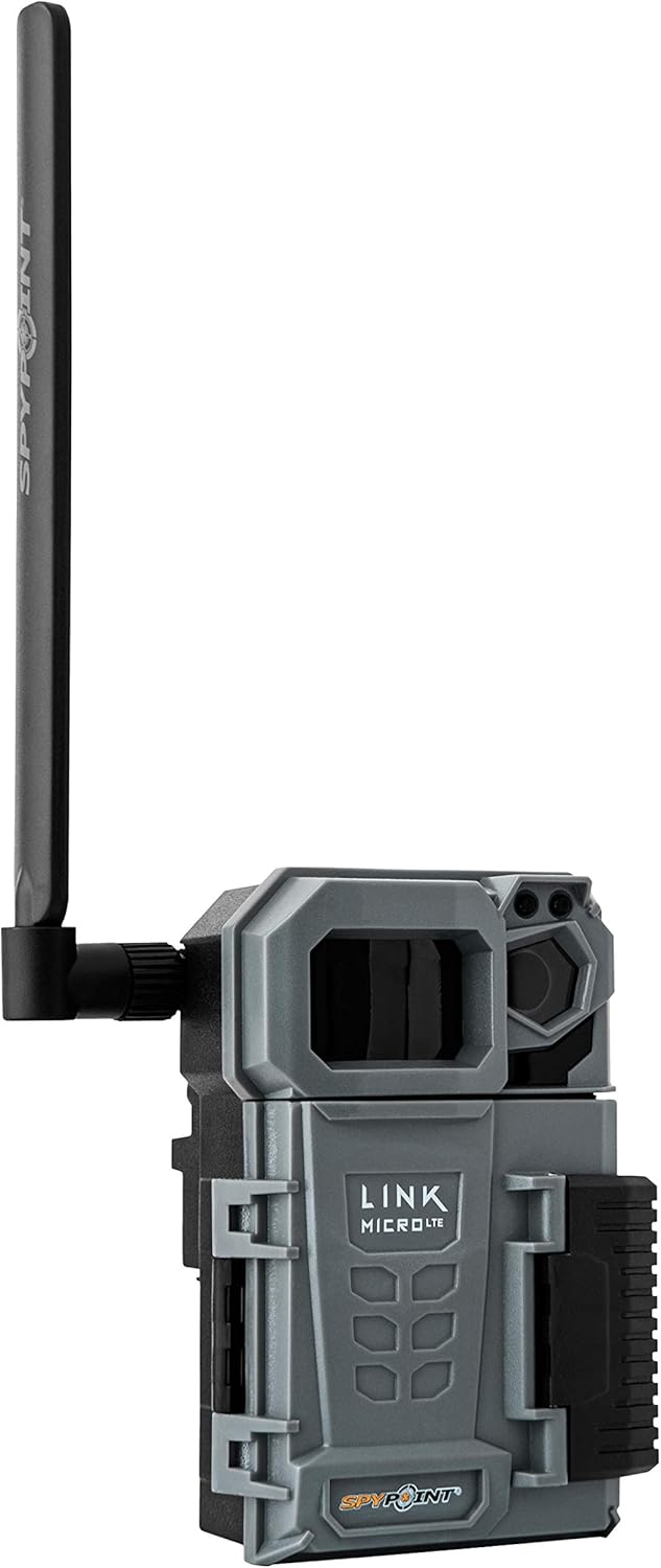 SPYPOINT Link-Micro-LTE Twin Pack of Cellular Trail Cameras 10MP with Two Security Steel Cases (AT&T (USA Nationwide))