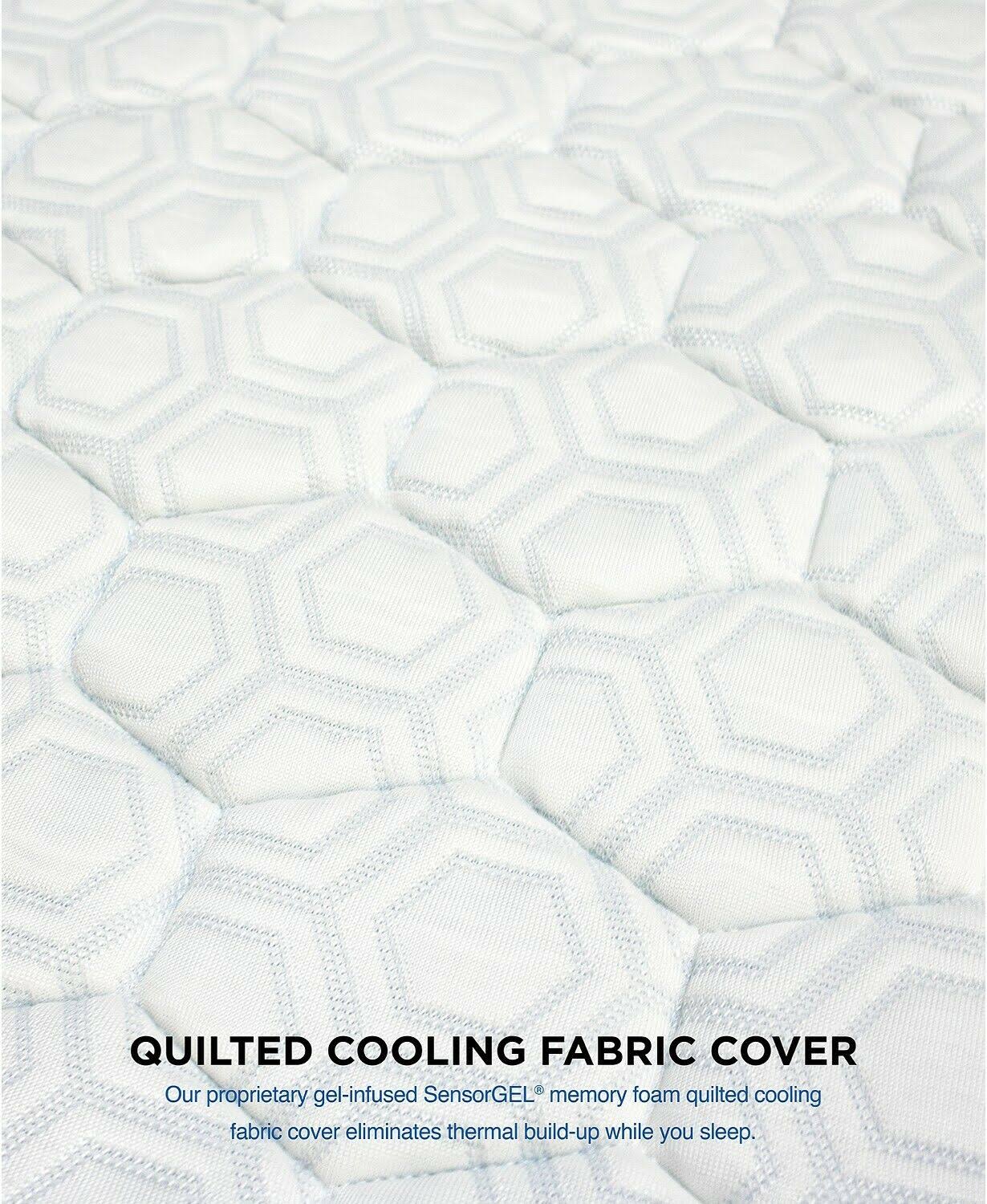 SensorGel Luxury ICOOL 1.5x22 Gel-Infused Memory Foam Mattress Topper - Twin