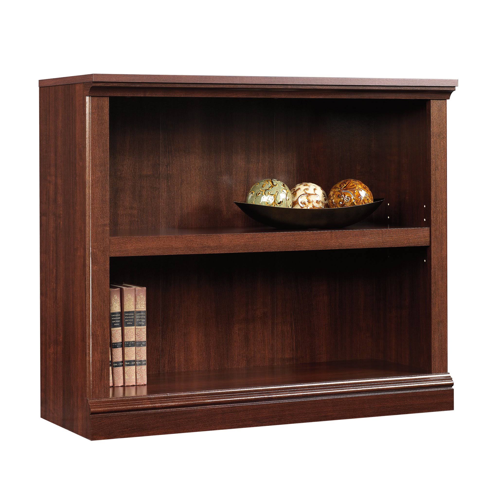 Sauder 2-Shelf Bookcase Select Cherry