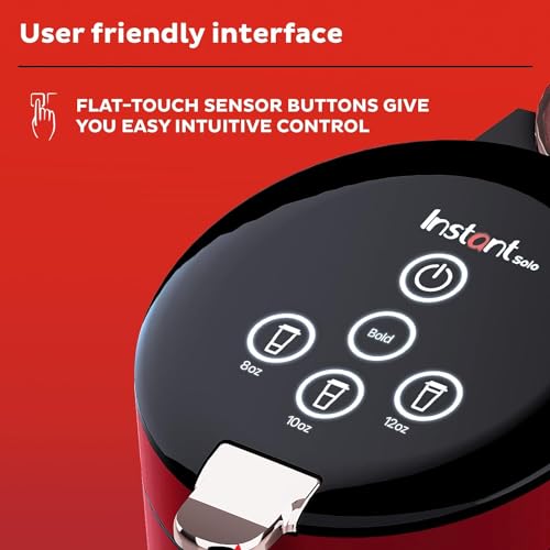 Instant Solo Single Serve Coffee Maker, From the Makers of Instant Pot, K-Cup Pod Compatible Coffee Brewer