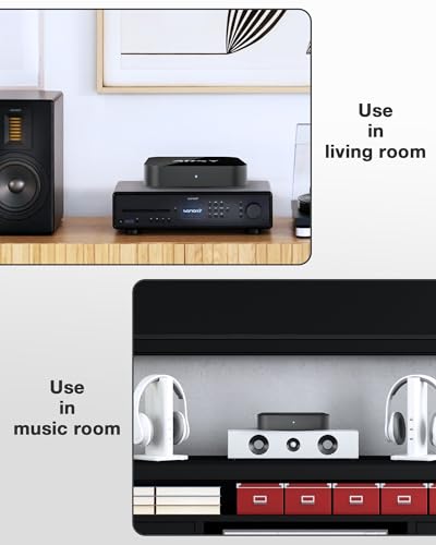 ARSY Ne-2 Streaming Music Receiver, Airplay 2 Receiver, WiFi Streamer, Wireless Audio Receiver Stream Hi-Res Audio from Spotify, Tidal, Roon and More
