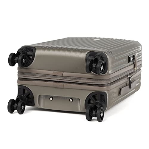 Travelpro Maxlite Air Hardside Expandable Carry on Luggage, 8 Spinner Wheels, Lightweight Hard Shell Polycarbonate Suitcase, Shadow Grey