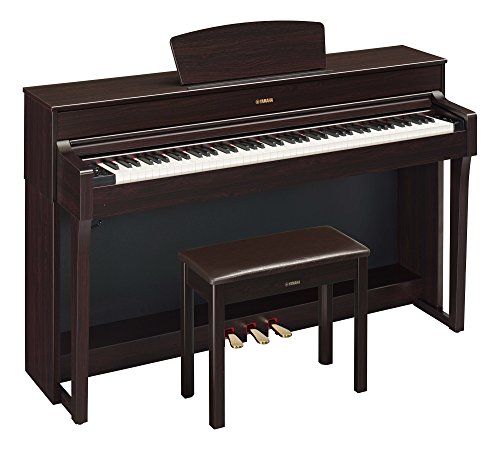 Yamaha Arius, 88-Key Weighted Action Digital Beginner and Intermediate Players, Dynamic Response, Grand Piano Sound, 3-Pedal Unit, Upright Design
