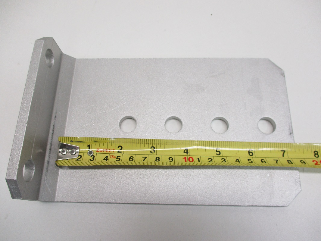 (8) Vertical Pontoon Boat Trailer Bunk Bolster L Brackets  / 5" by 8" Aluminum