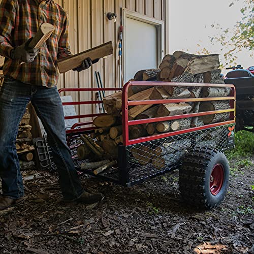 YUTRAX® HC1750 Trailer, Heavy-Duty Trailer, 1750 lb. Load Capacity, Heavy-Duty Steel Construction, Haul 28 Cub Feet, Minimal Assembly