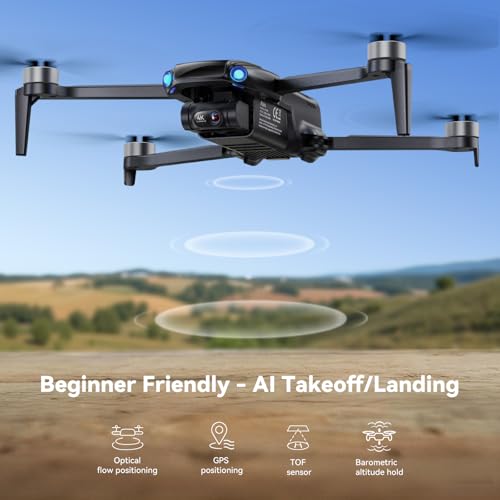 Ruko U11MINI 4K, Drones with Camera for Adults 4K Video 8K Photo, Under 249g, 3-Axis Gimbal EIS, 20000ft FPV Transmission, AI Takeoff/Landing