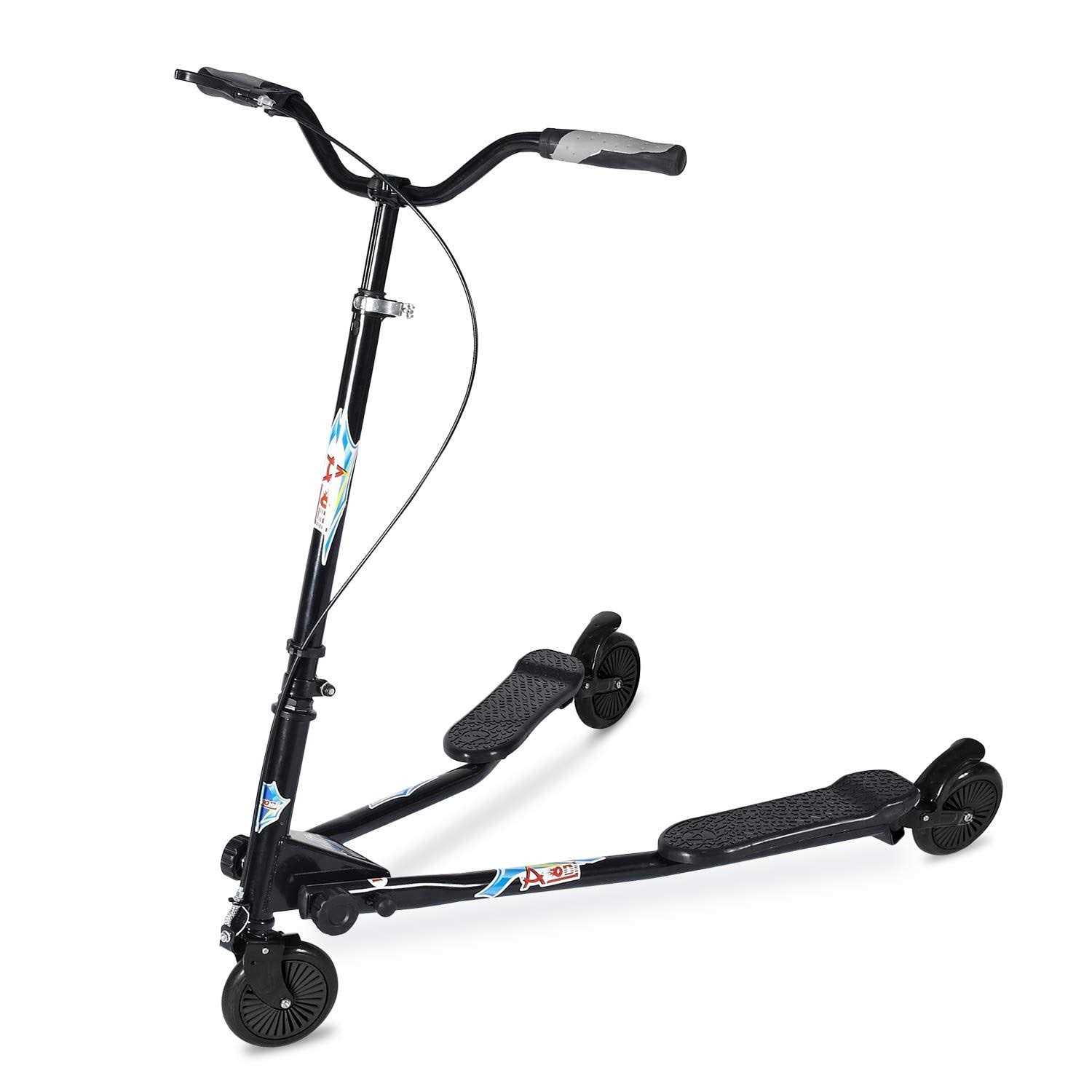 AODI Swing Scooter Adjustable 3 Wheels Wiggle Scooter Drifting for Kids Age Old - Sports Supplies Online Store