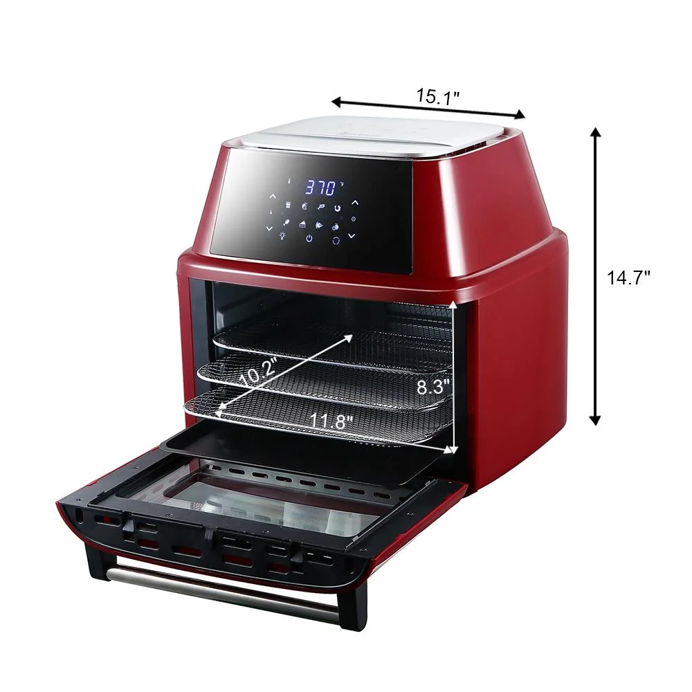 Ktaxon 16.91Qt 8-in-1 Air Fryer Oven 1800W Large Air Fryers, ETL Certified