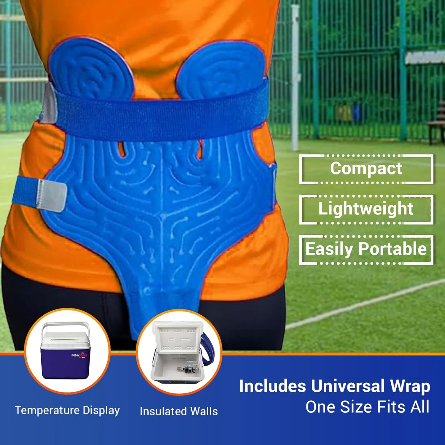 Cold Therapy Machine by Polar Sport - Ice Water Circulation System with Large Adjustable Cold Pad for Pain in The Knee, Shoulder, Ankle
