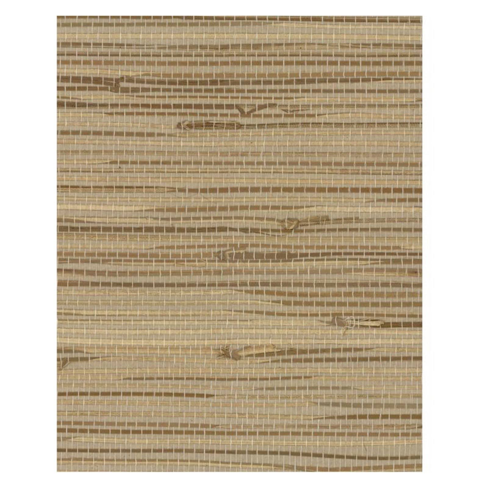 York Wallcoverings VG4440 Wide Knotted Grass Wallpaper Beige